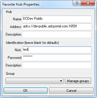 Favorite hub properties